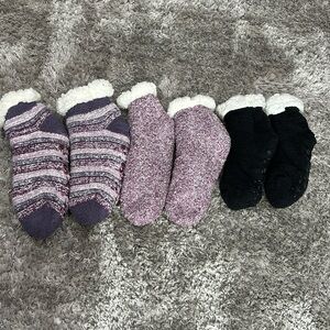 Fleece lined socks